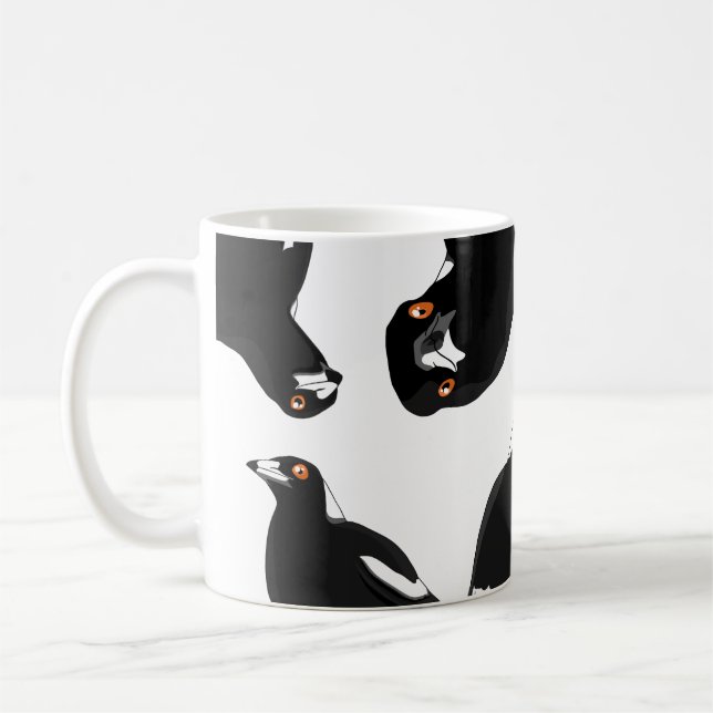 Magpie mugg (Vänster)