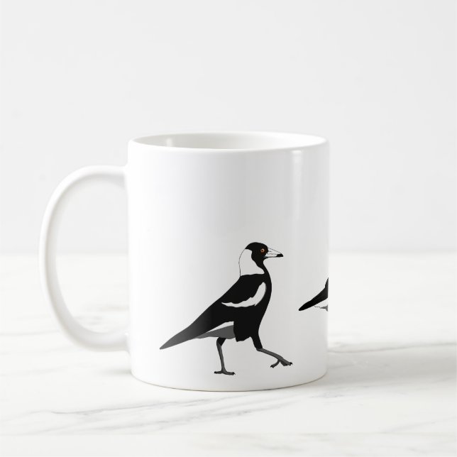 Magpie mugg (Vänster)