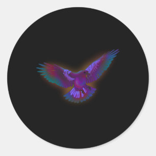 Magpie Sticker Runt Klistermärke