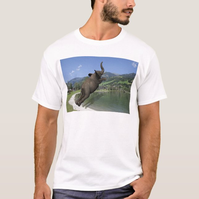 Magplaskelefant Tee Shirt (Framsida)
