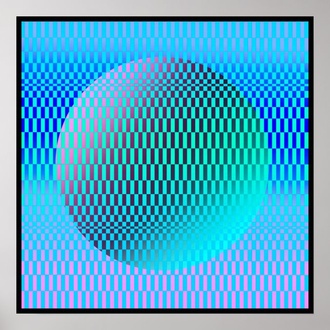 Magrathea OpArt-Poster Poster (Framsidan)