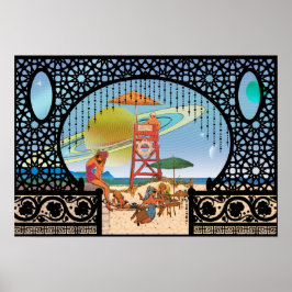 Magrathea Stigning från Utopia Cytheria Bungalows Poster