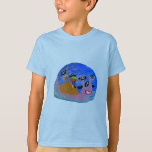 Magrid Pirat Snigel 🐌 och Fånig Sally Parrot T Shirt