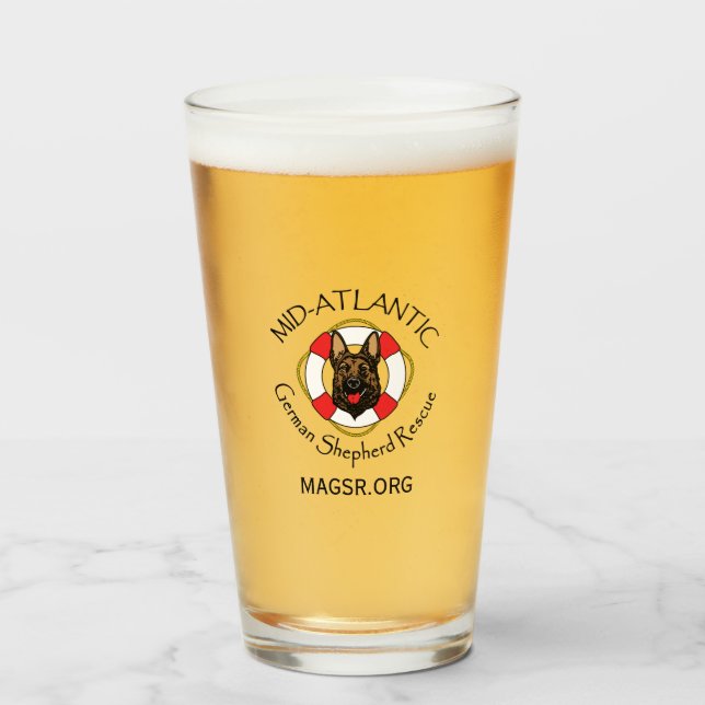 MAGSR Pint Glass Glaskopp (Framsida fylld)