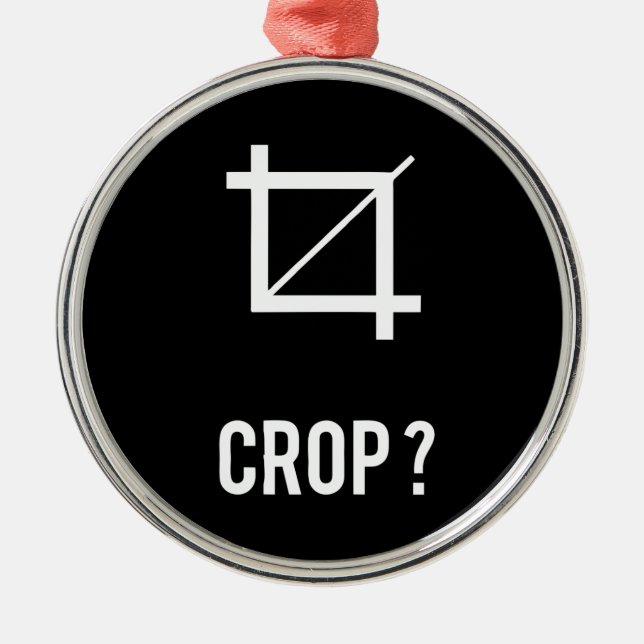 Magtröja Julgransprydnad Metall (Framsidan)