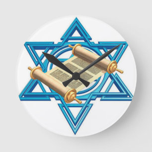 Maguen David Torah Rund Klocka