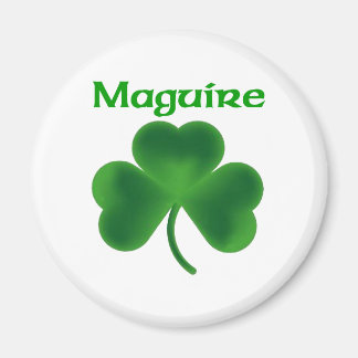 Maguire Shamrock Magnet