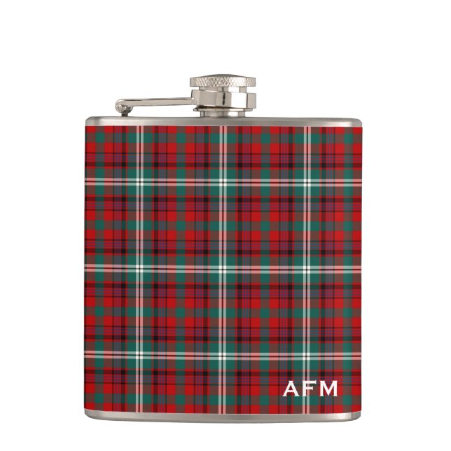 Maguire Tartan Monogram Bright Red and Grönt Play Fickplunta (Framsidan)