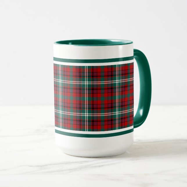 Maguire Tartan Mönster Red Play Mugg (Framsida höger)