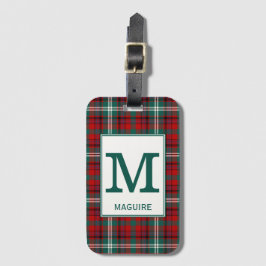 Maguire Tartan Red och Grönt Play Mönster Bagagebricka