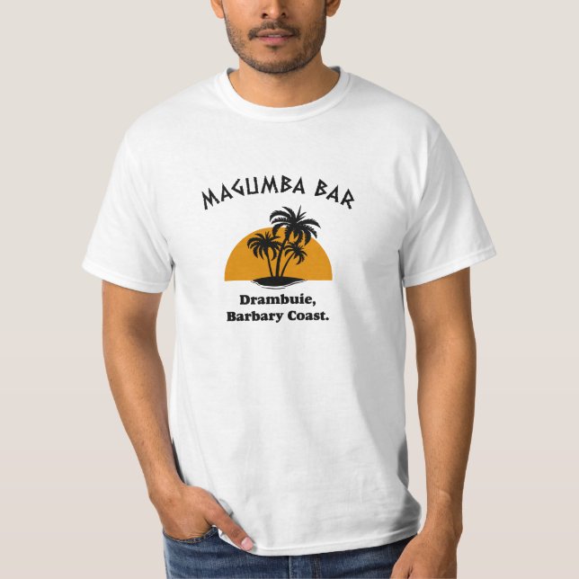 Magumbe pub - ljusa utslagsplatser tee shirt (Framsida)