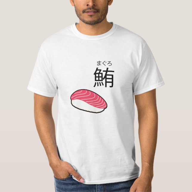 Maguro SushiT-tröja T-shirt (Framsida)