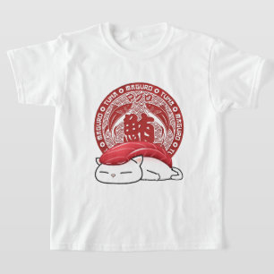 Maguro Tuna Sushi Cat T Shirt