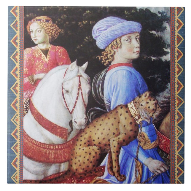 Magus Melchior,Horse Riders,Vild katt Kakelplatta (Framsidan)