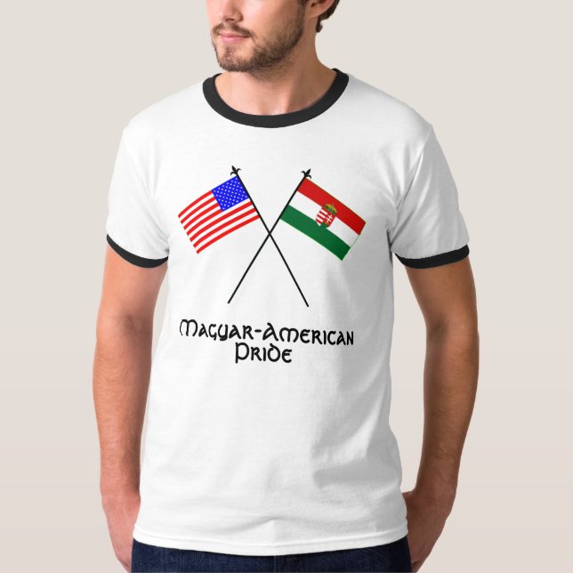 Magyar-Amerikan pride Tröja (Framsida)