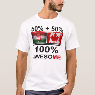 Magyar för kanadai för Ungrare-Kanadensare Tee Shirt