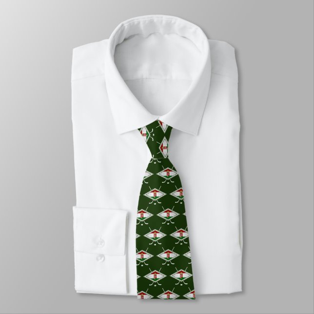 Magyar Hockey Logotyp Necktie Slips (Bunden)