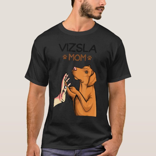 Magyar Vizsla Mamma Hund Mamma Kvinnor T Shirt (Framsida)