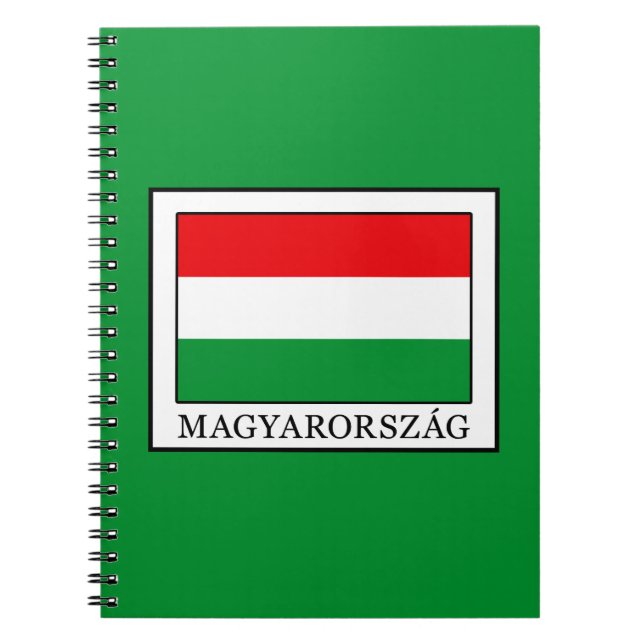 Magyarorszag Anteckningsbok Med Spiral (Framsidan)