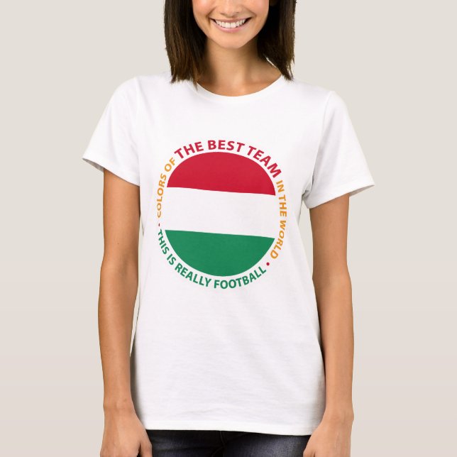 Magyarország Hungary Art Shield Tee (Framsida)