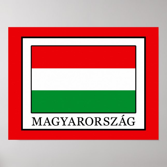 Magyarország Poster (Framsidan)