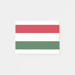 Magyarország - Ungerns Flagga Post-it Block