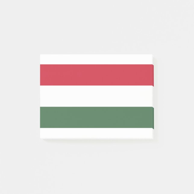 Magyarország - Ungerns Flagga Post-it Block (Framsida)