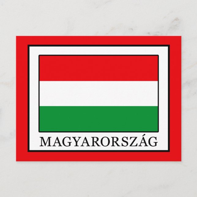 Magyarország Vykort (Framsida)