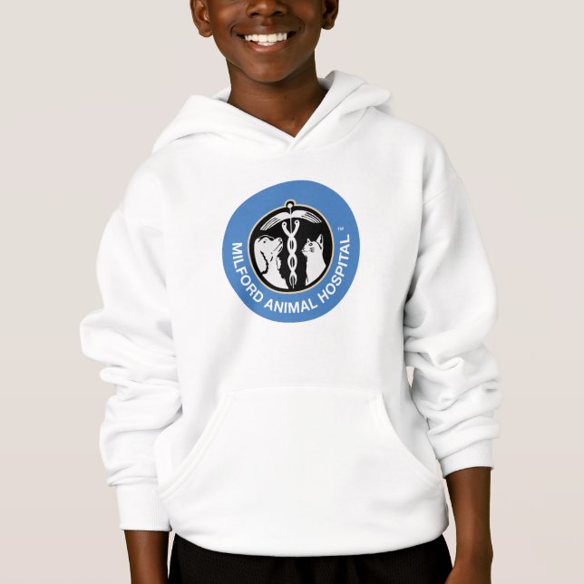 MAH Barn Hoodie Sweatshirt (Unisex) T Shirt (Framsida)