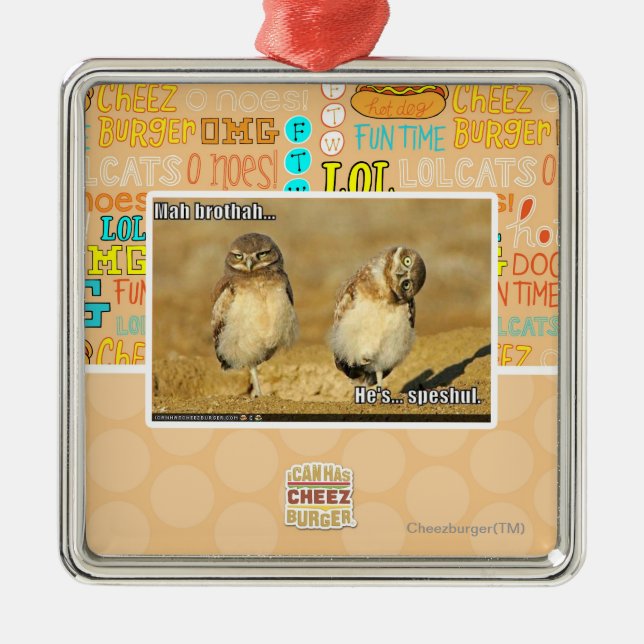 Mah-brothah Julgransprydnad Metall (Framsidan)