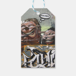 Mah coza, Graffiti, Anpassningsbar Gift Märkre i S Presentetikett