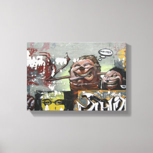Mah Coza Graffiti Single Print Canvastryck