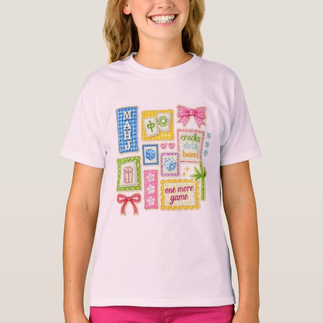 Mah Jong En Match Till T Shirt (Framsida)