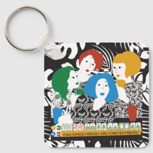 Mah Jong Friends Keychain Nyckelring