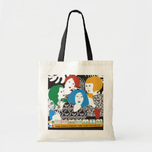 Mah Jong Friends Tote Tygkasse