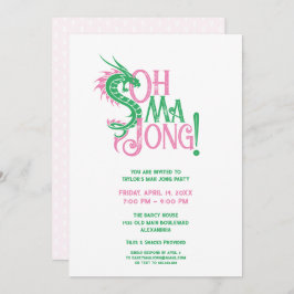 Mah Jong! | Mah-Jongg Inbjudningar