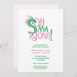 Mah Jong! | Mah-Jongg Inbjudningar