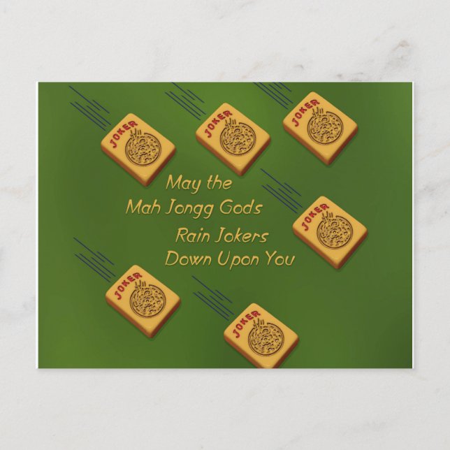 Mah Jong Önskemål Vykort (Framsida)