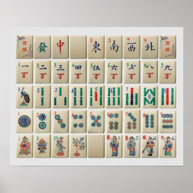 Mah-Jong set poster (Framsidan)