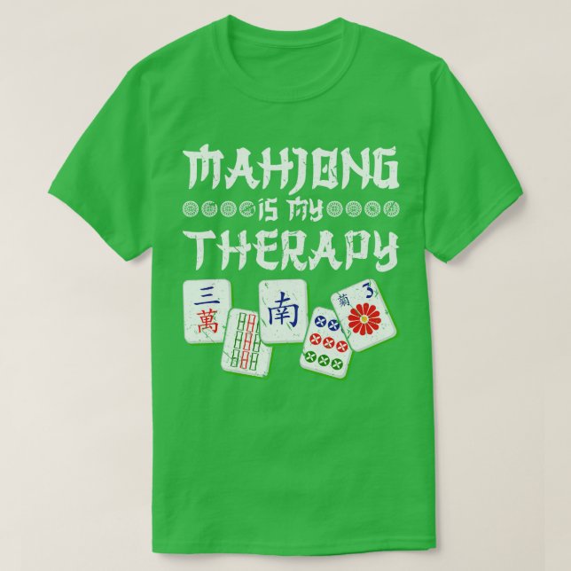 Mah Jong Therapy Mahjong T Shirt (Design framsida)