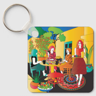 Mah Jongg Adobe Keychain Nyckelring
