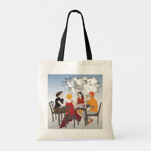 Mah Jongg Alfresco Tote Bag Tygkasse