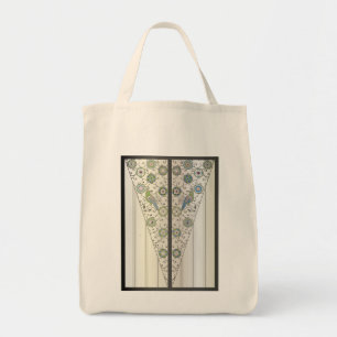 Mah Jongg Art Deco Tote Tygkasse