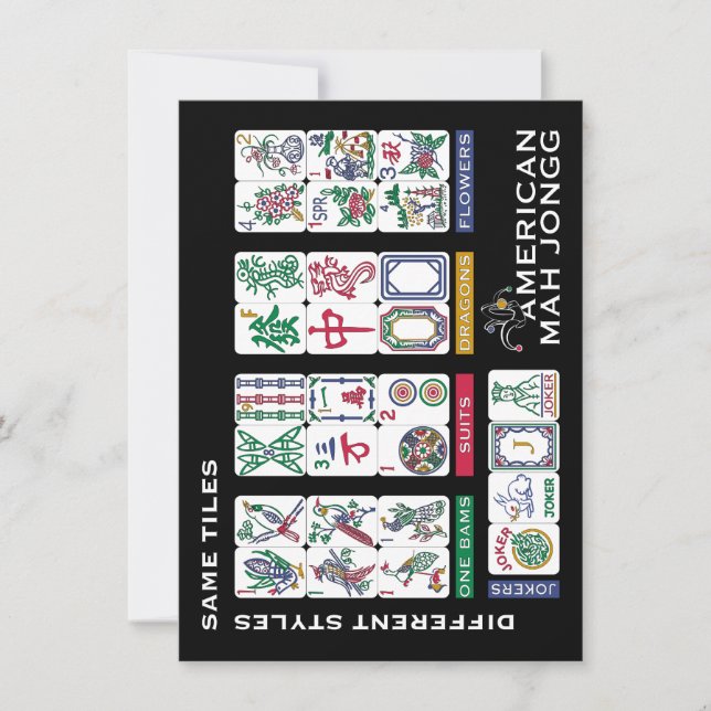 Mah Jongg-brickor samma (Framsida)