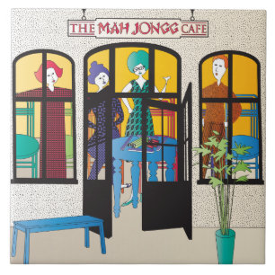 Mah Jongg Cafe Kakelplatta