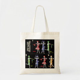 Mah Jongg Charleston/American Tiles Tote Tygkasse