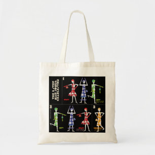 Mah Jongg Charleston/American Tiles Tote Tygkasse