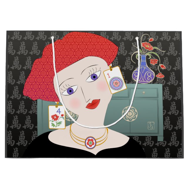 Mah Jongg Dam 01 Gift Bag (Framsidan)