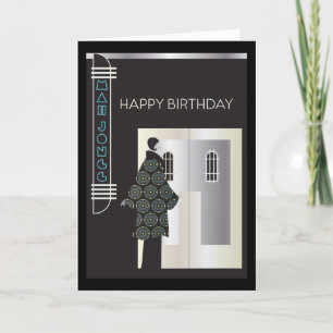 Mah Jongg Deco Miami Card Tack Kort