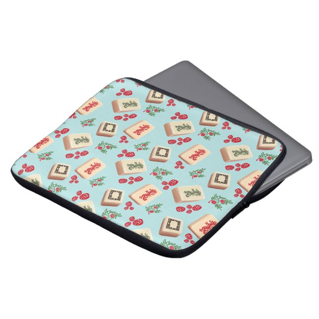 Mah Jongg Dragons bärbar dator Fodral (Framsida topp)